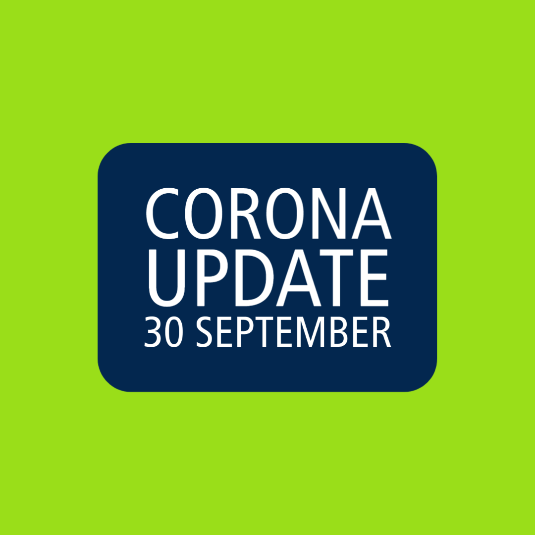 Update coronavirus 30 september Associate degrees Academie