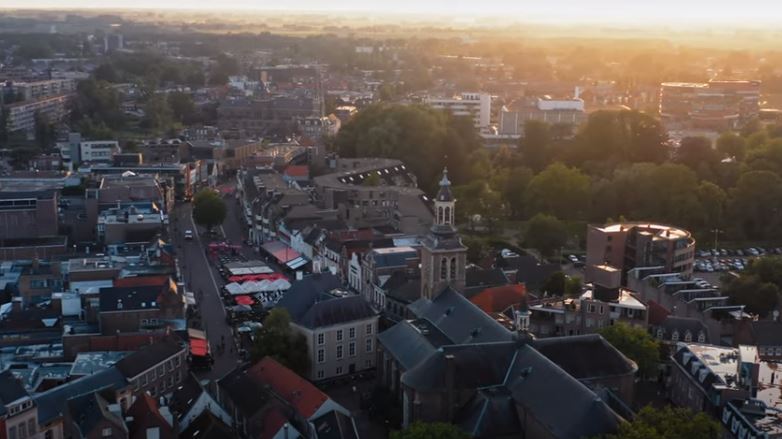 Luchtfoto van Roosendaal