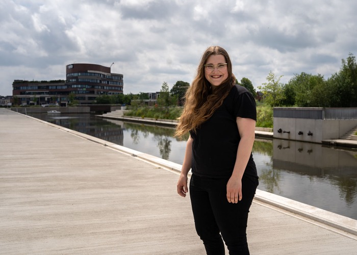 Roxanne doet de opleiding Logistiek en liep stage bij Roompot